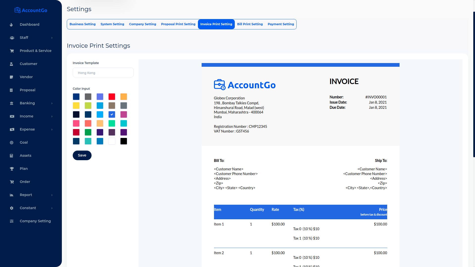 AccountGo SaaS - Accounting and Billing Tool - 17
