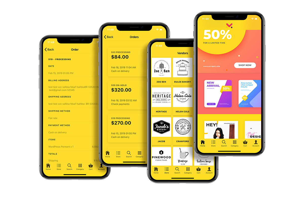 Ionic 4 WooCommerce marketplace mobile app - Dokan Multivendor - 15