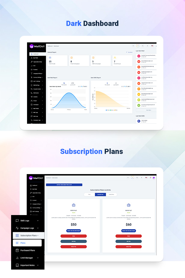 Maildoll - Email & SMS Marketing Application - 7