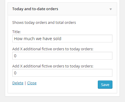 Woocommerce Today Orders and To-date orders - 1