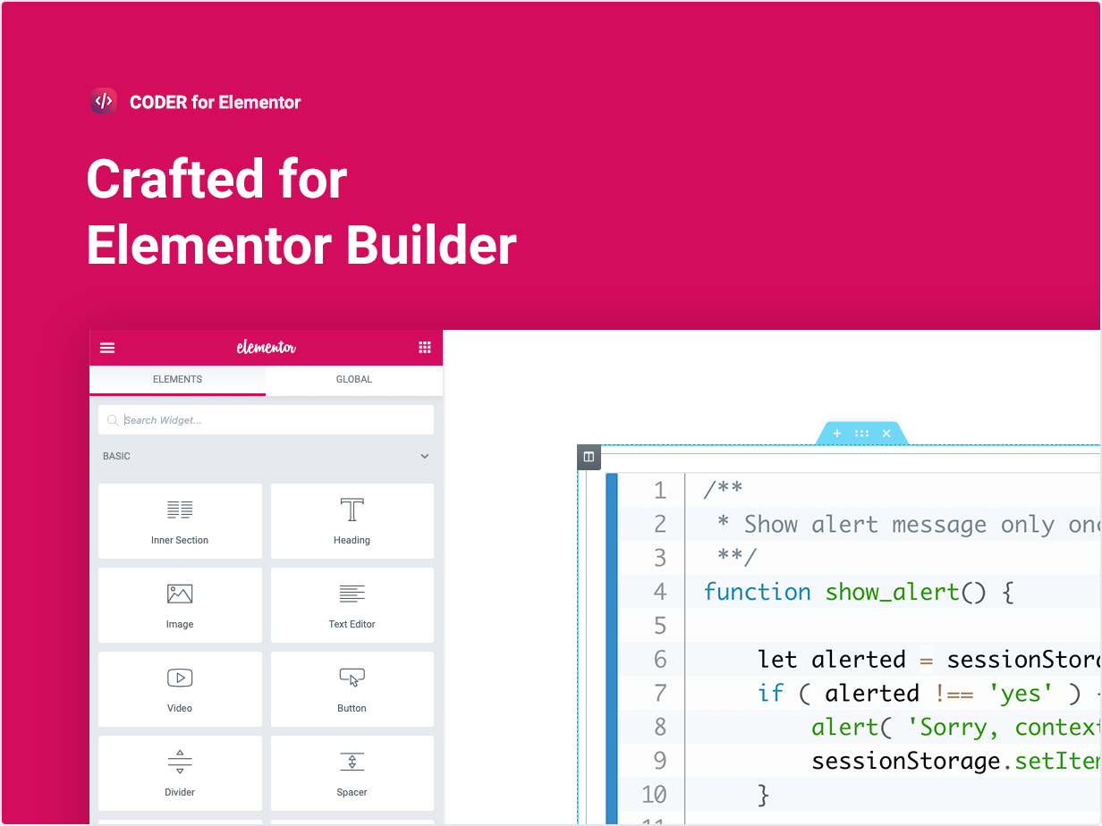 Crafted for Elementor Builder