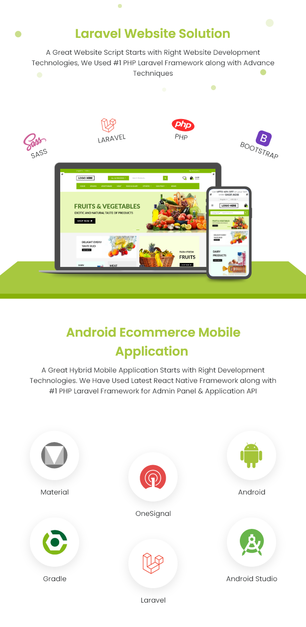 Ecommerce Solution with Delivery App For Grocery, Food, Pharmacy, Any Store / Laravel + Android Apps - 10