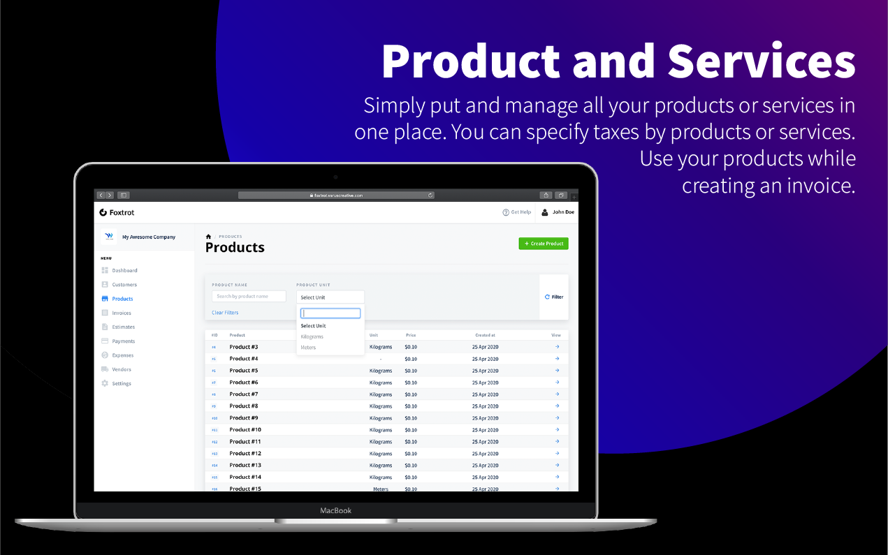 Foxtrot SaaS - Customer, Invoice and Expense Management System - 7