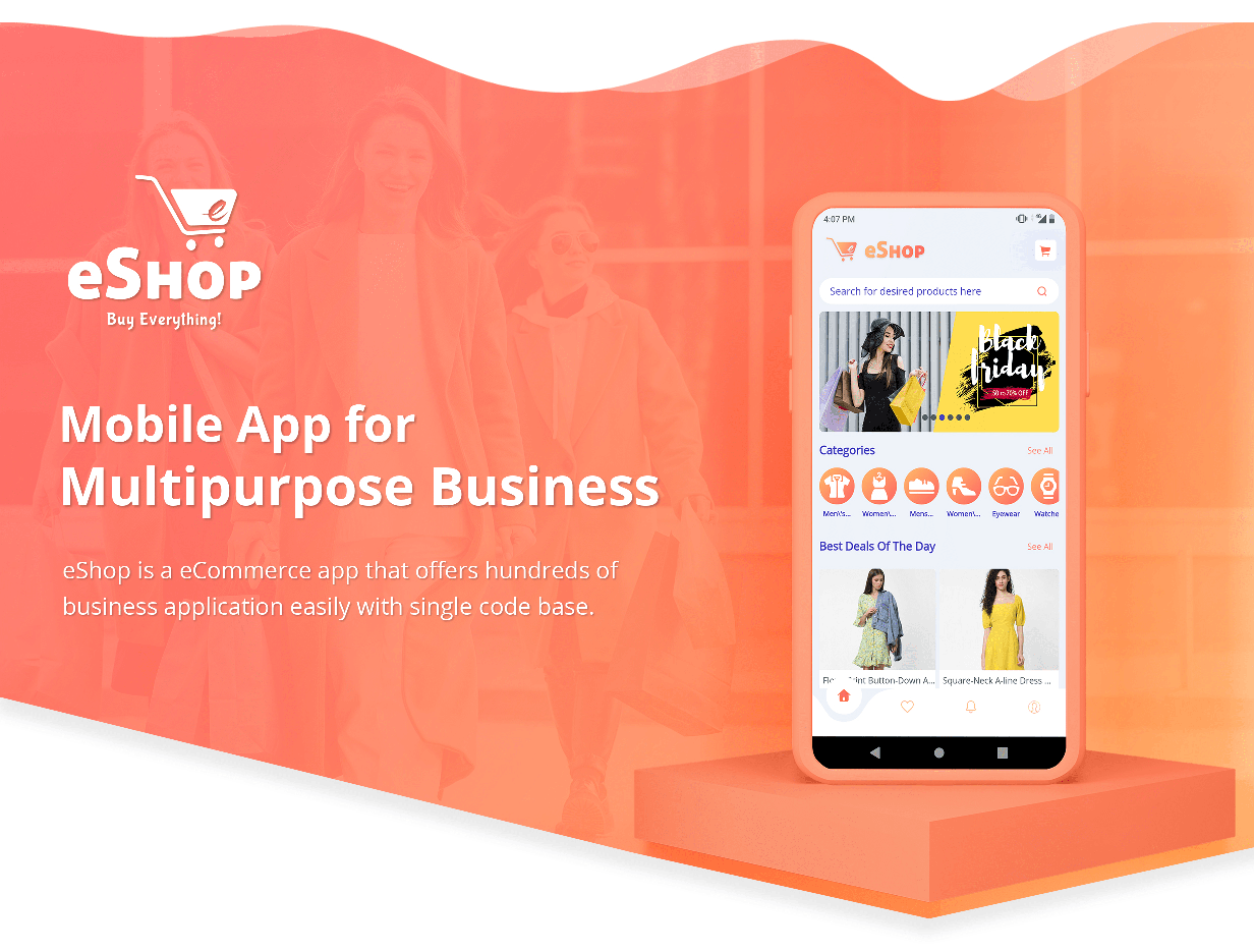 eShop - Flutter E-commerce Full App - 6