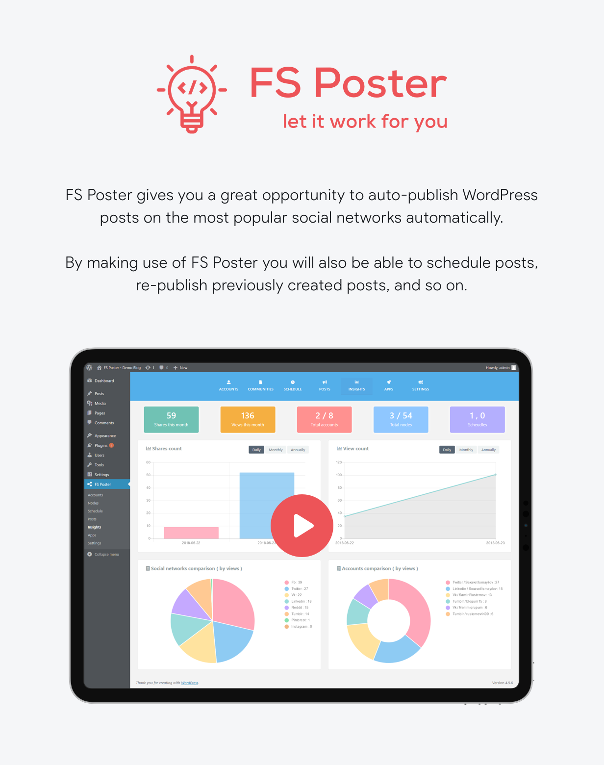 FS Poster - WordPress Auto Poster & Scheduler - 1