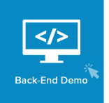 click for backend setting