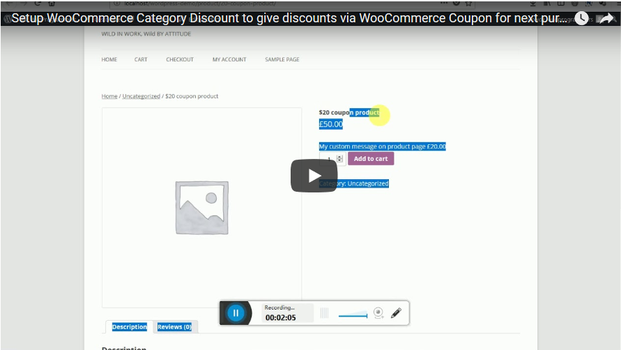 WooCommerce Category Discount - 3