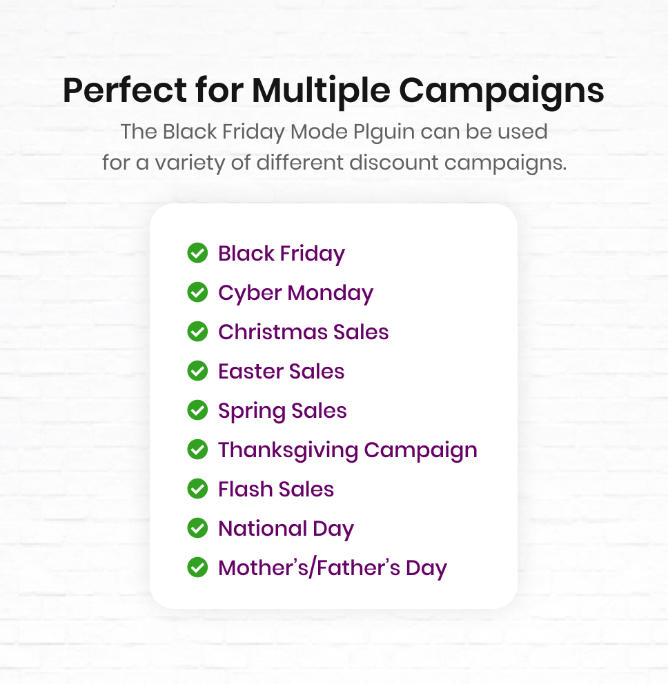 Black Friday / Cyber Monday Mode for WooCommerce - 14