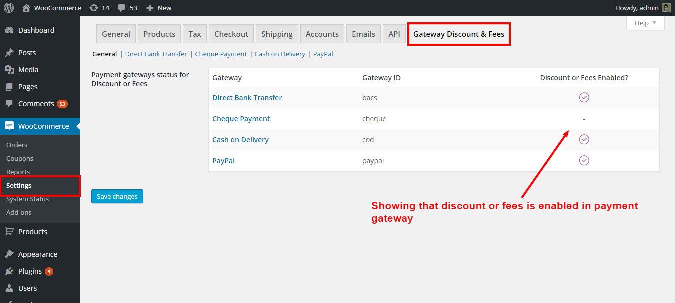 WooCommerce - Payment Gateways Discount and Fees - 1