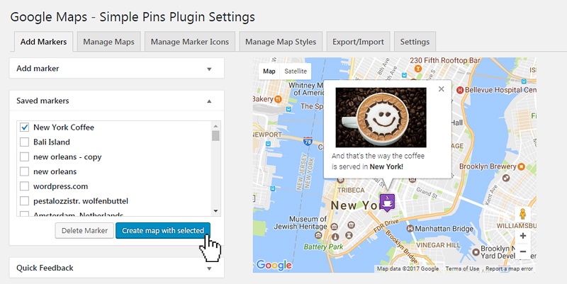 Google Maps - Simple Pins PRO - 10