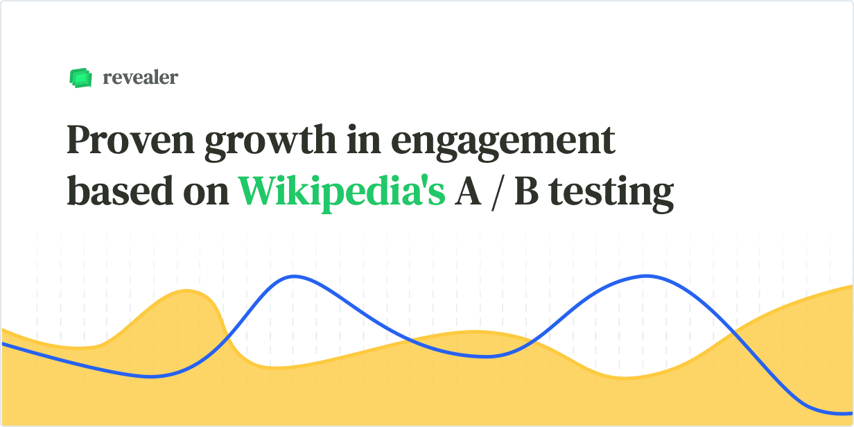 Proven growth in engagement based on Wikipedia’s A/B testing