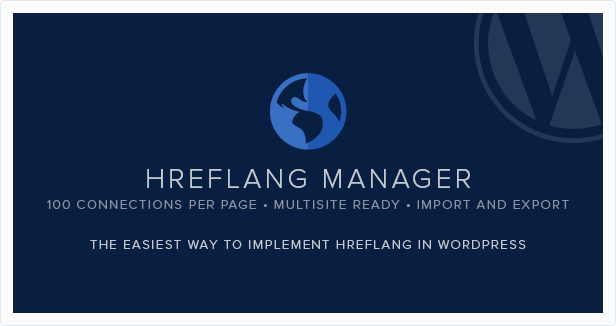 Hreflang Manager plugin for WordPress