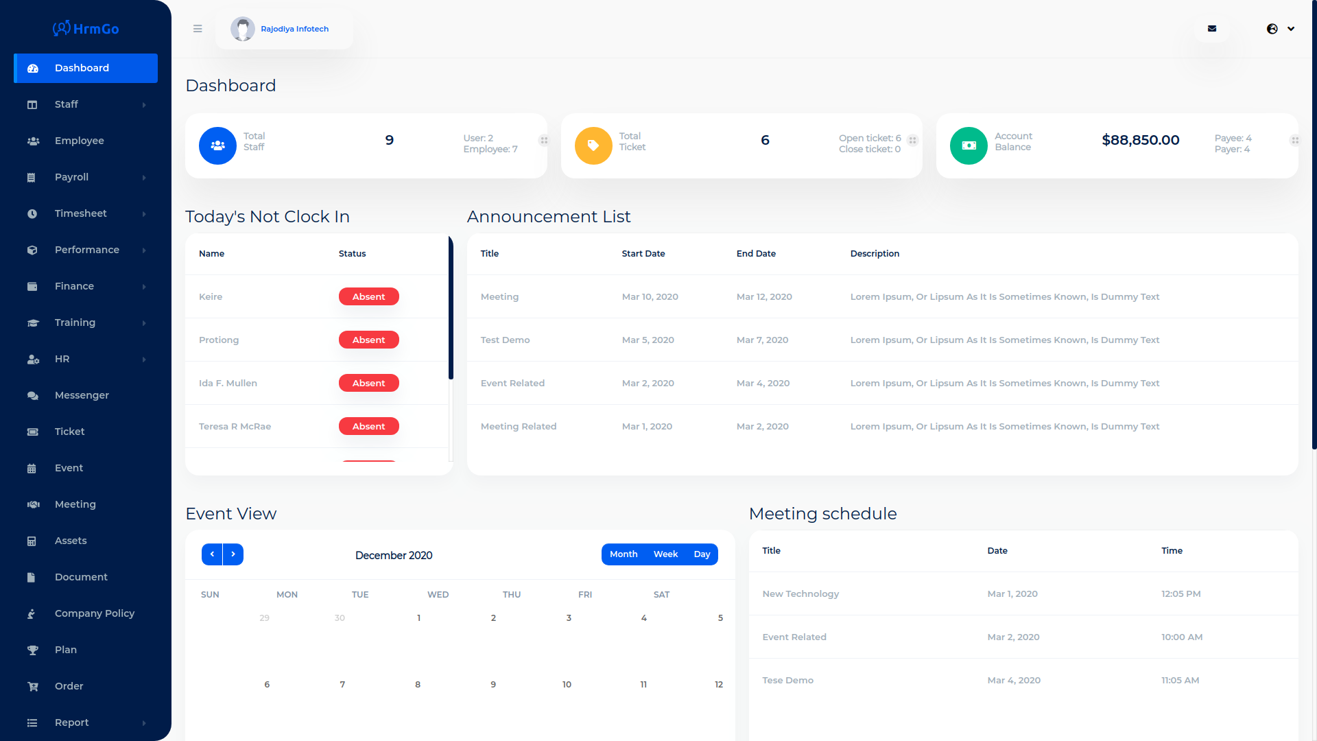 HRMGo SaaS - HRM and Payroll Tool - 4