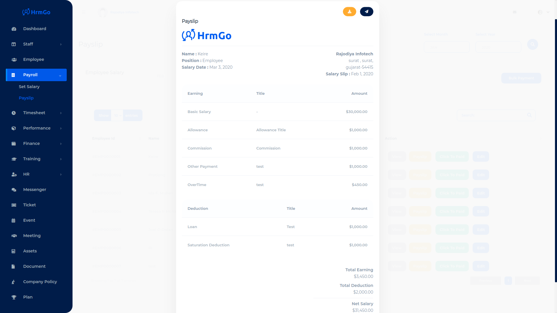 HRMGo SaaS - HRM and Payroll Tool - 8