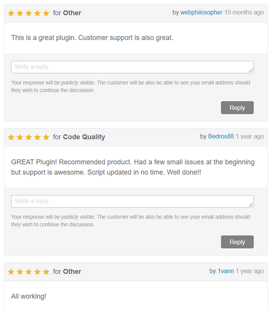 Reviews