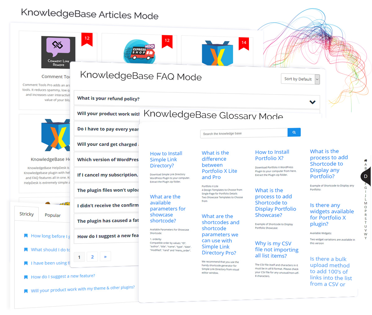 KnowledgeBase Glossary, FAQ & HelpDesk ChatBot - 3