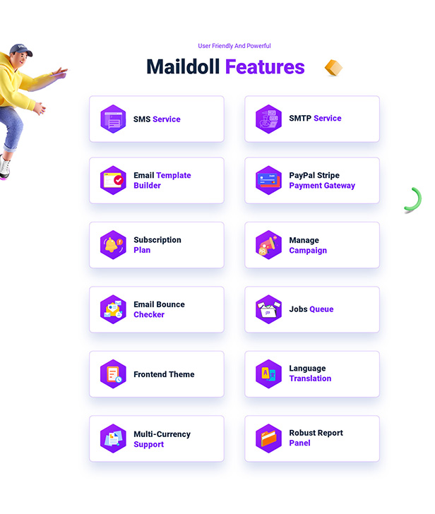 Maildoll - Email & SMS Marketing Application - 8