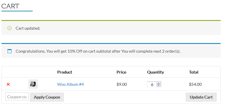 Woocommerce next order offer - 3