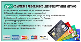 WooCommerce Fee Or Discounts Per Payment Method