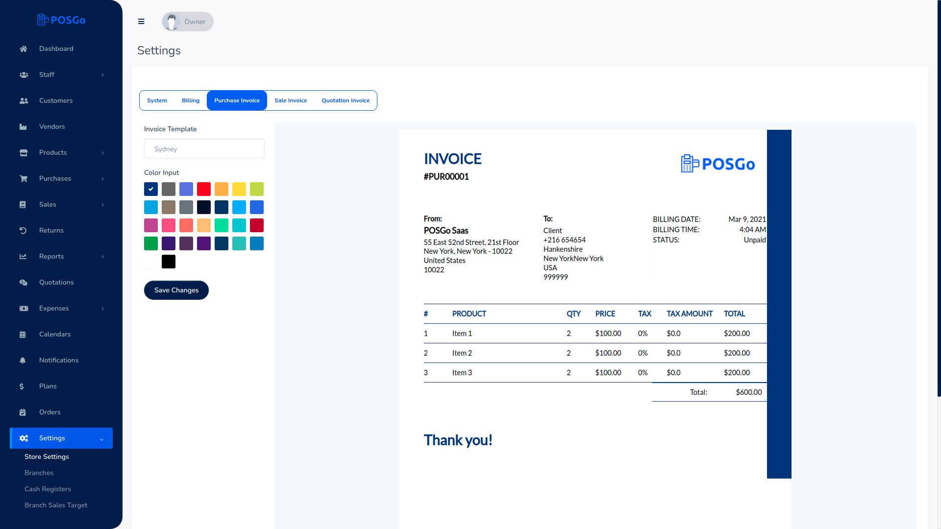 POSGo SaaS - Purchase and Sales Management Tool - 12