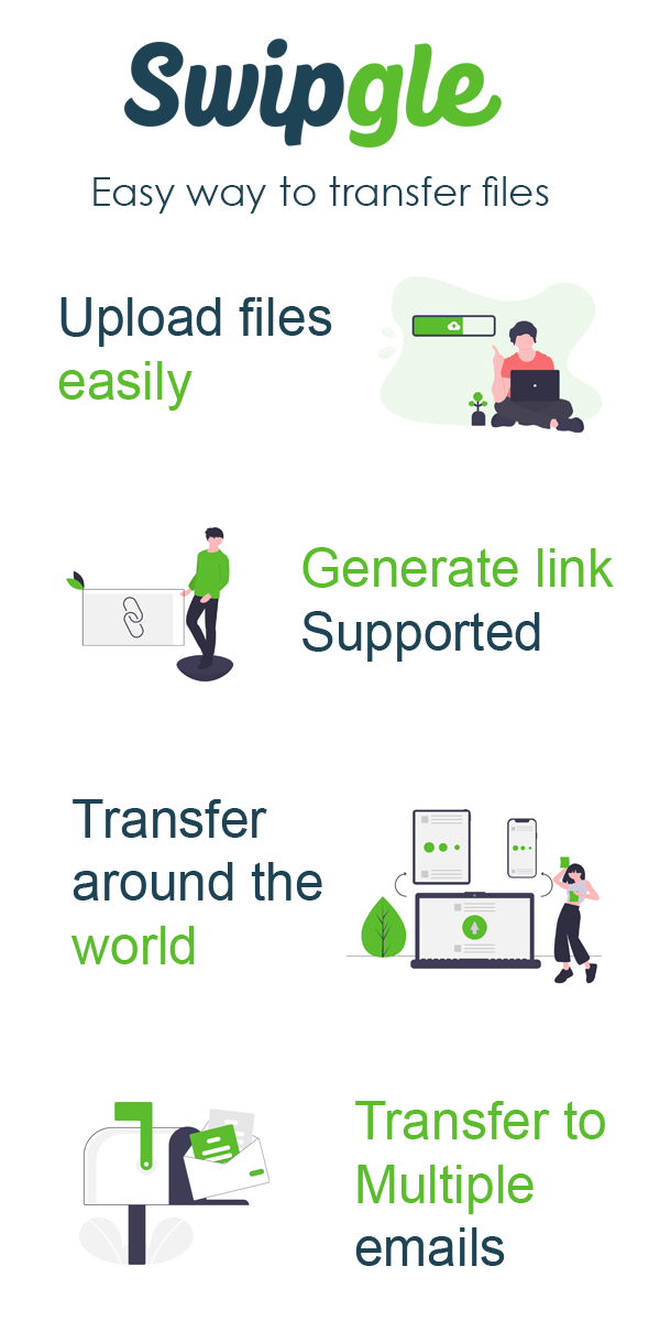 Swipgle - Easy File Transfer SaaS - 3