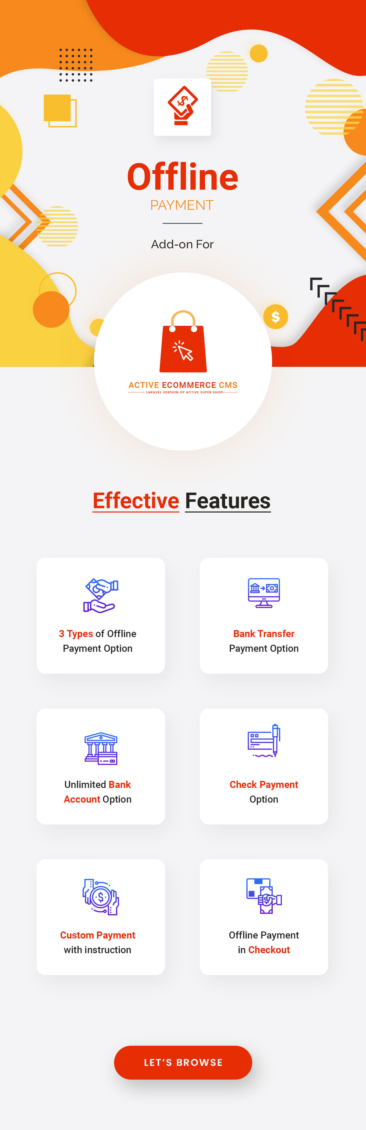 Active eCommerce Offline Payment Add-on - 1