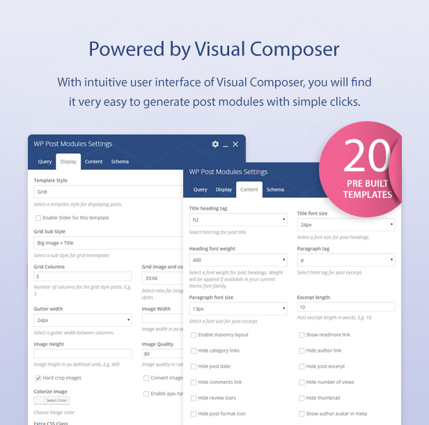 Visual Composer addon