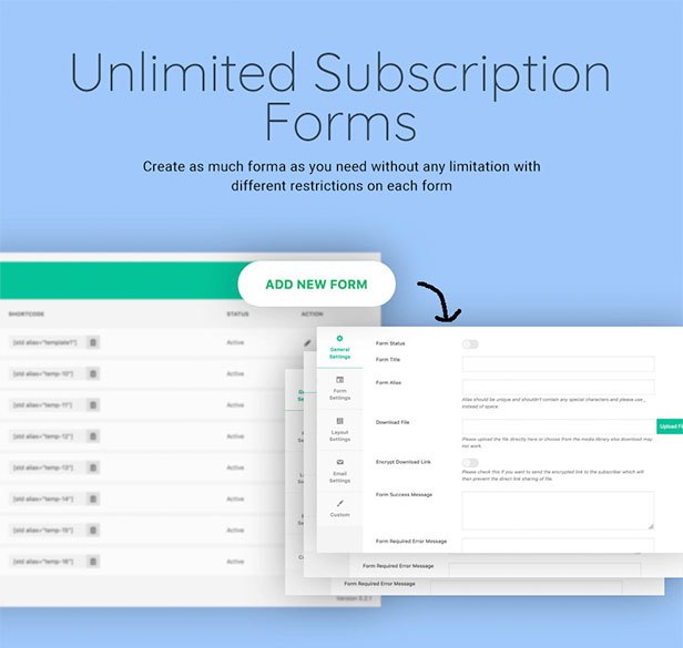 Subscribe to Download - An advanced subscription plugin for WordPress - 6