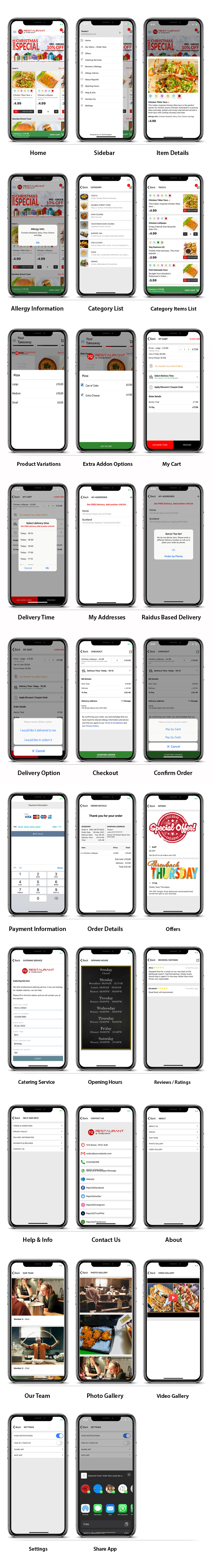 Takeaway Restaurant Online Food Ordering Delivery System (iOs, Android, Onwer App, Website & Admin) - 11