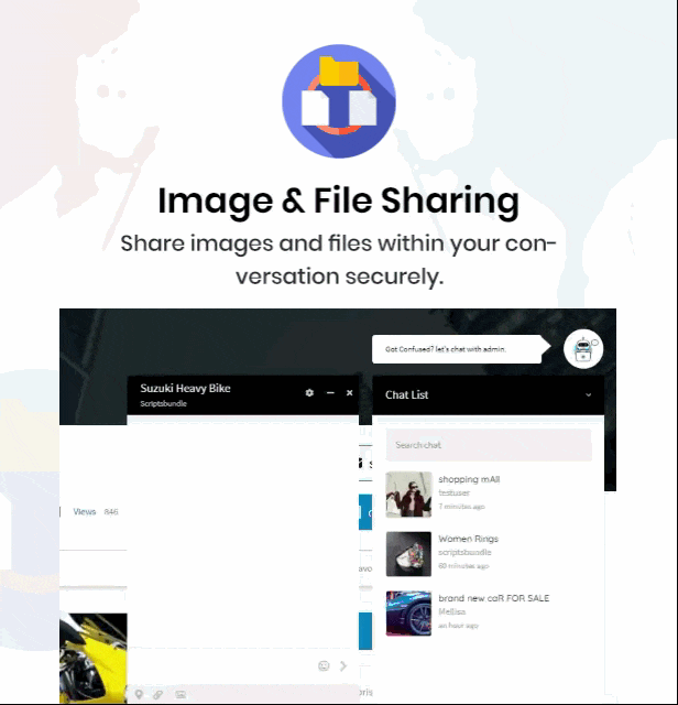 whizzchat file sharing