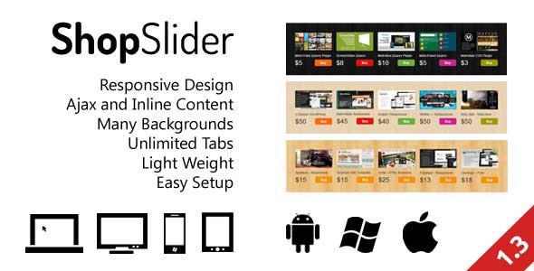 Responsive Shop Slider