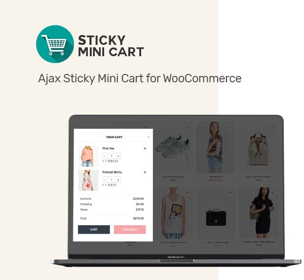 Sticky Mini Cart SalesPage