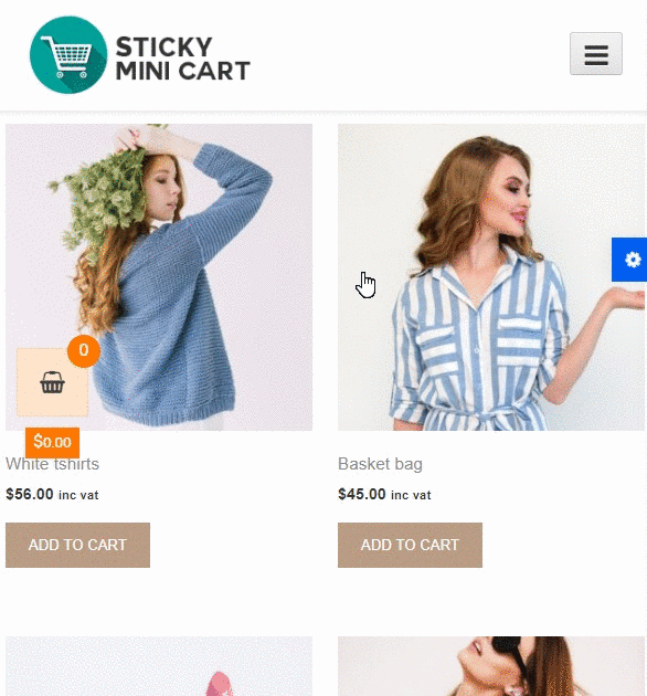 sticky mini cart for woocommerce video
