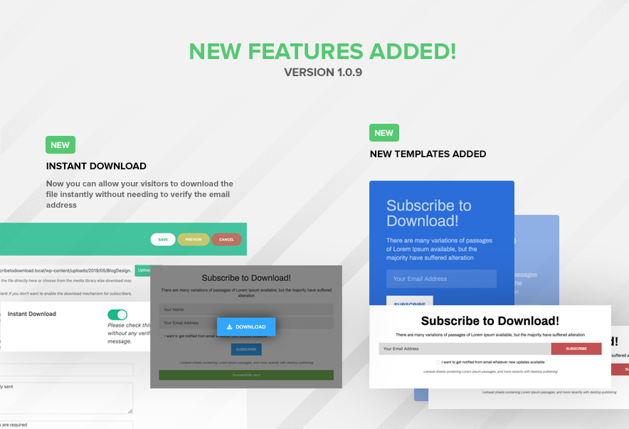 Subscribe to Download - An advanced subscription plugin for WordPress - 9