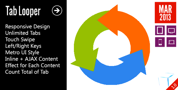 TabLooper - Responsive Loop Tab Metro UI