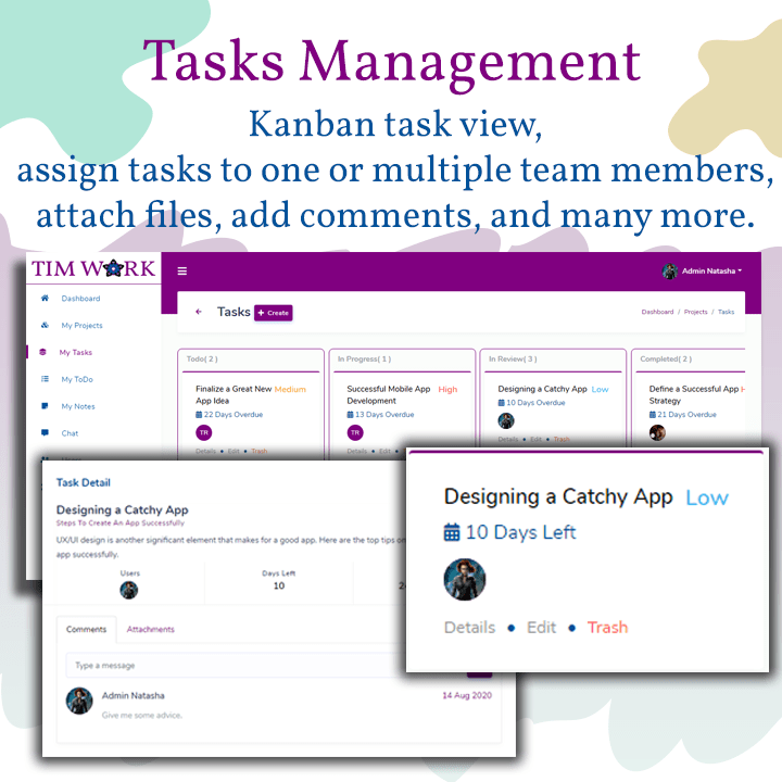TimWork SaaS - Project Management Tool