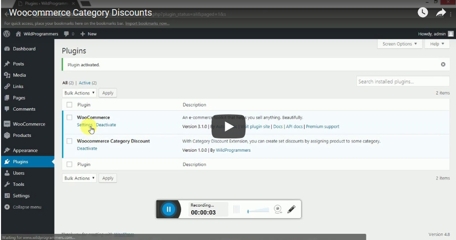 WooCommerce Category Discount - 2