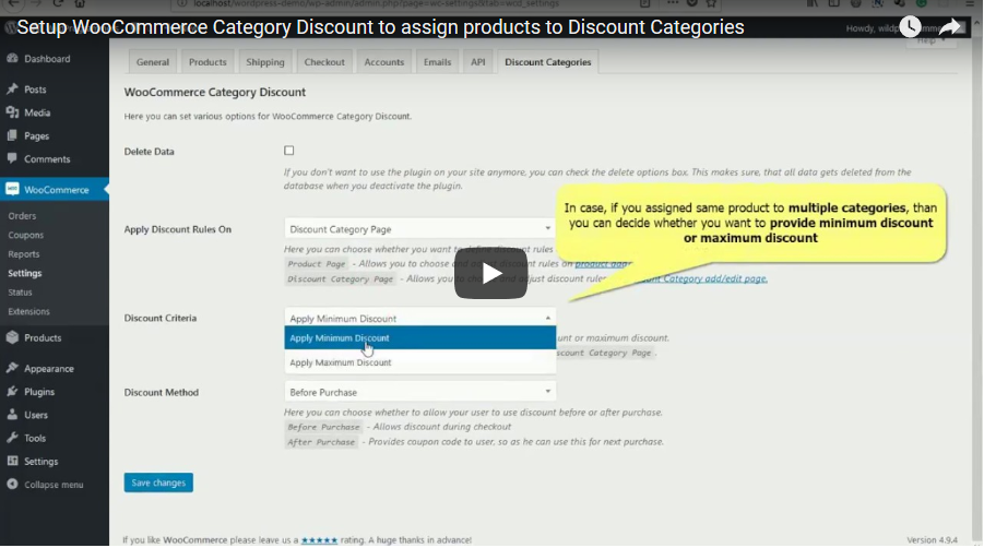 WooCommerce Category Discount - 4