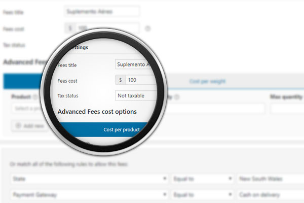 WooCommerce Advanced Extra Fees