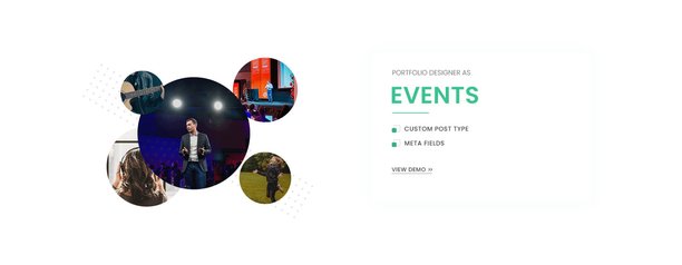 Portfolio Designer as Event Listing