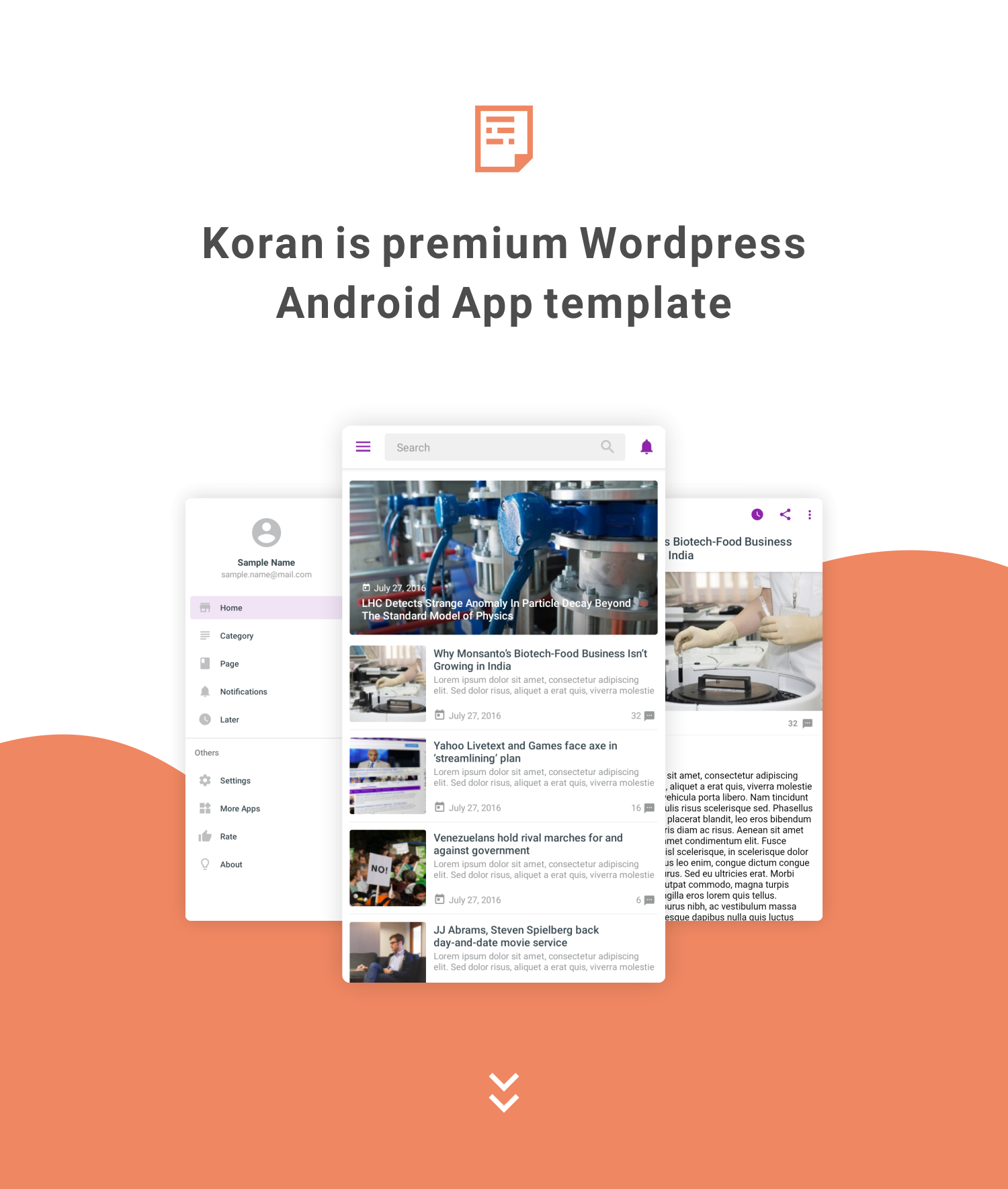 Koran - WordPress Android Application 5.0 - 1