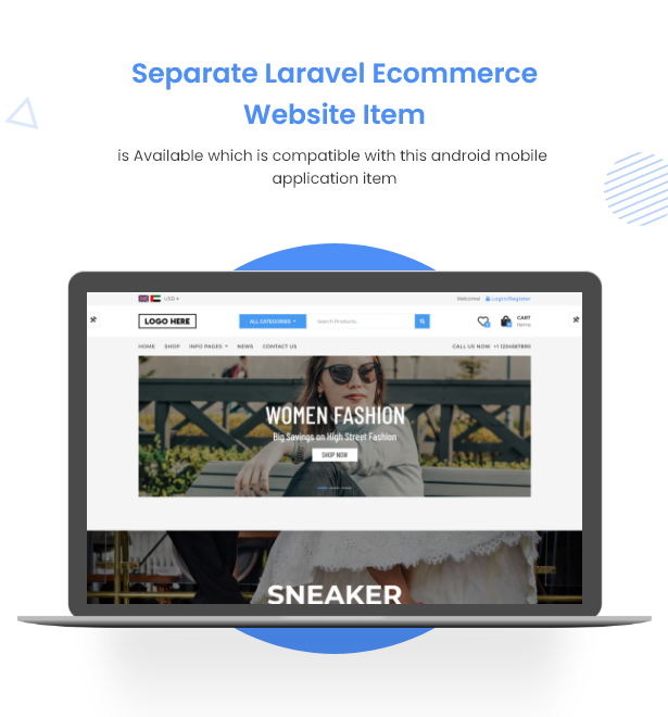 Ionic5 Ecommerce - Universal iOS & Android Ecommerce / Store Full Mobile App with Laravel CMS - 4
