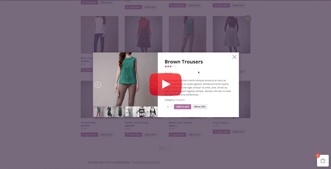 WooCommerce Interactive Product Quick View - 1