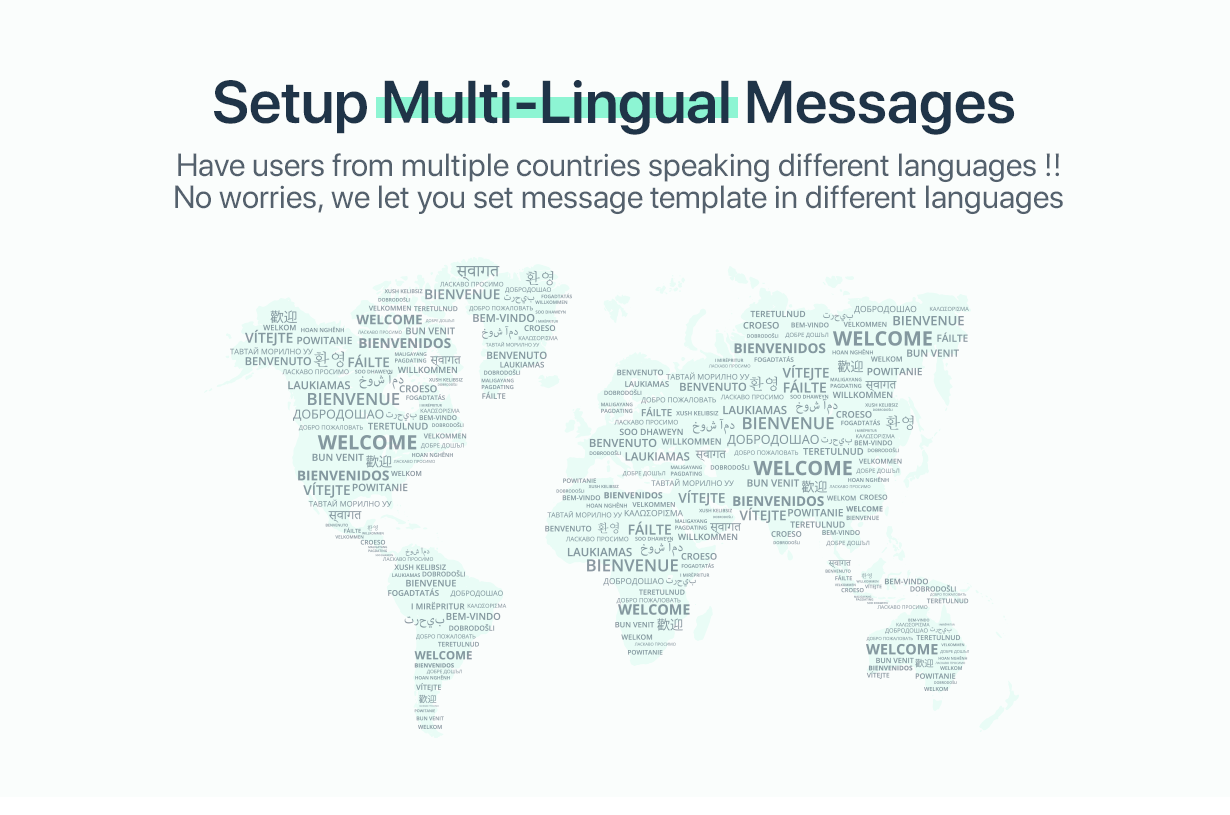 Setup Multi-Lingual Messages