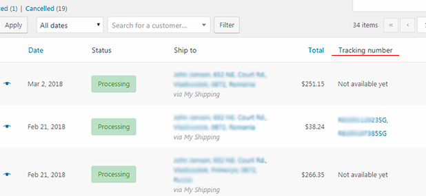 WooCommerce AliExpress Shipment Tracking - 3