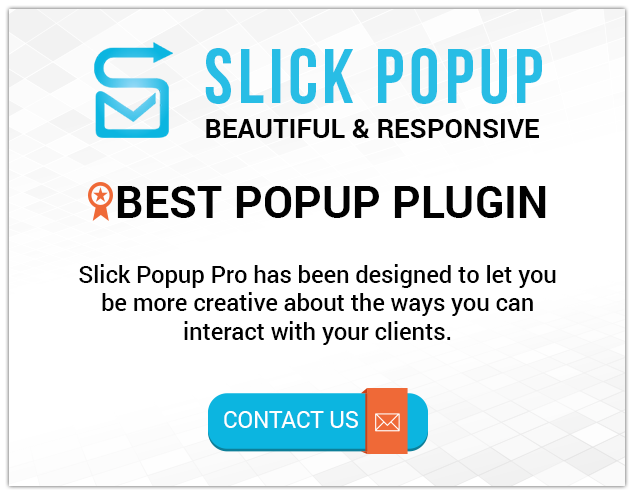 WordPress Popup Plugin - Slick Popup Pro - 1