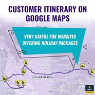 Customer Itinerary On Google Maps