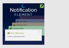 Notification and Pop-up Element