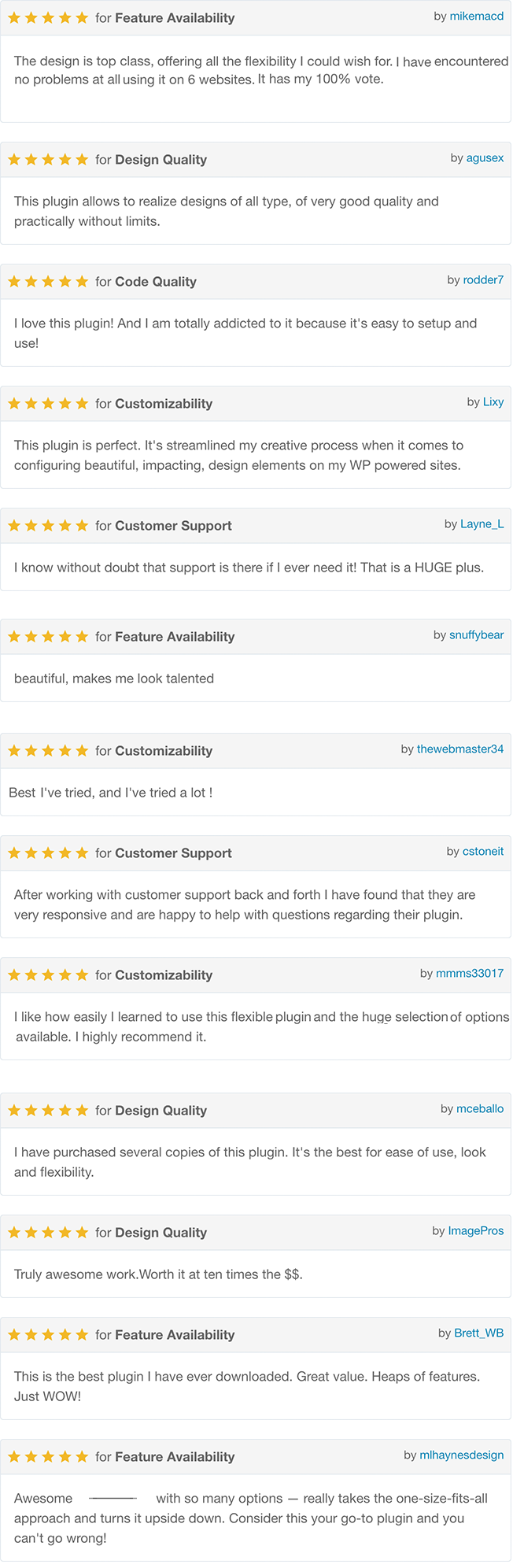our positive reviews what clients say about us