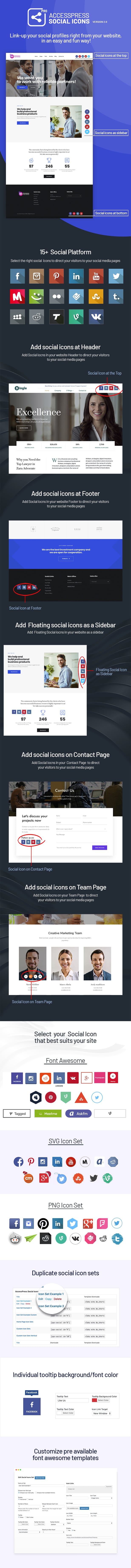 AccessPress Social Icons Pro - 3